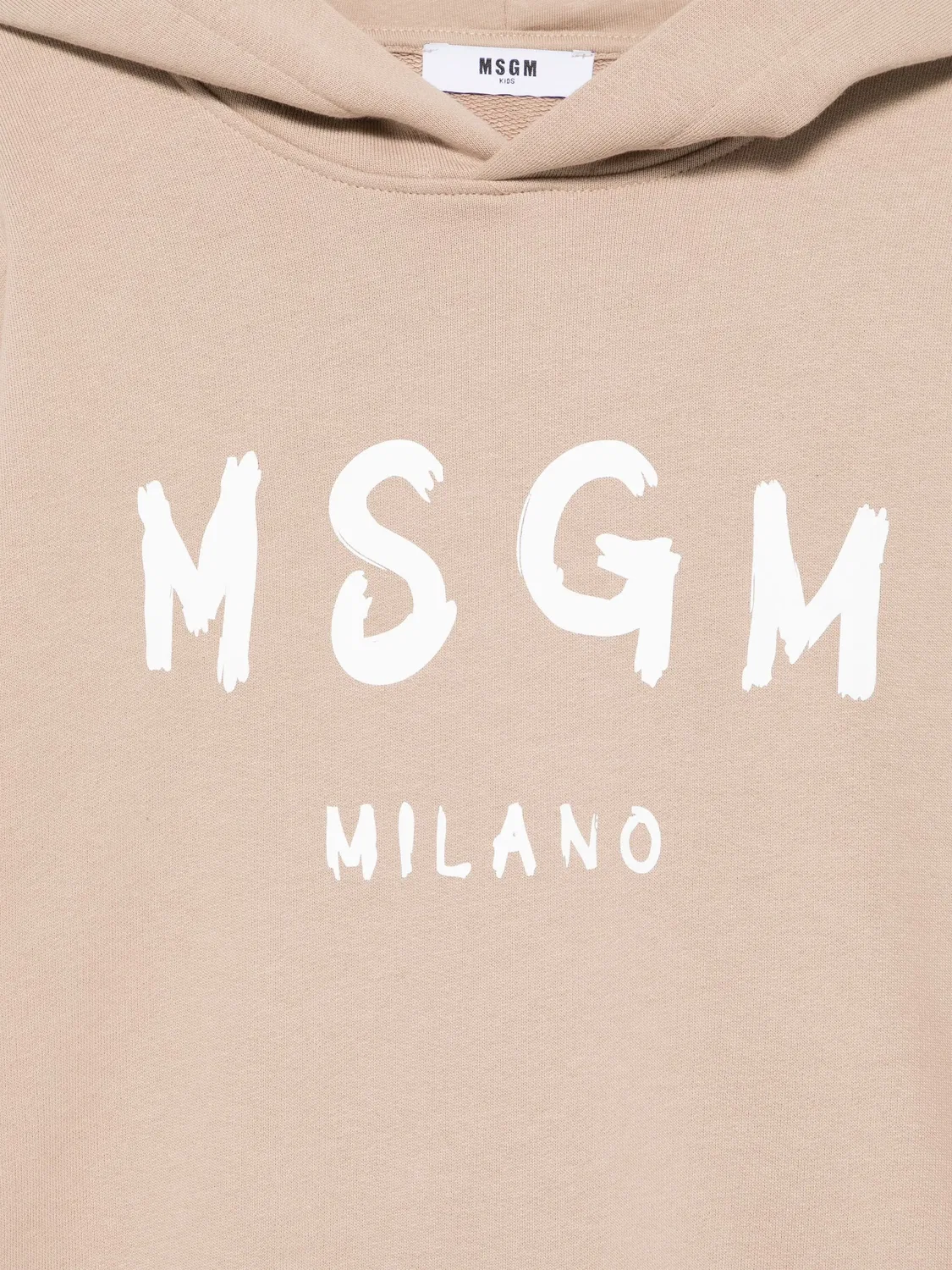 Худи с логотипом MSGM, нейтральный — фото 3