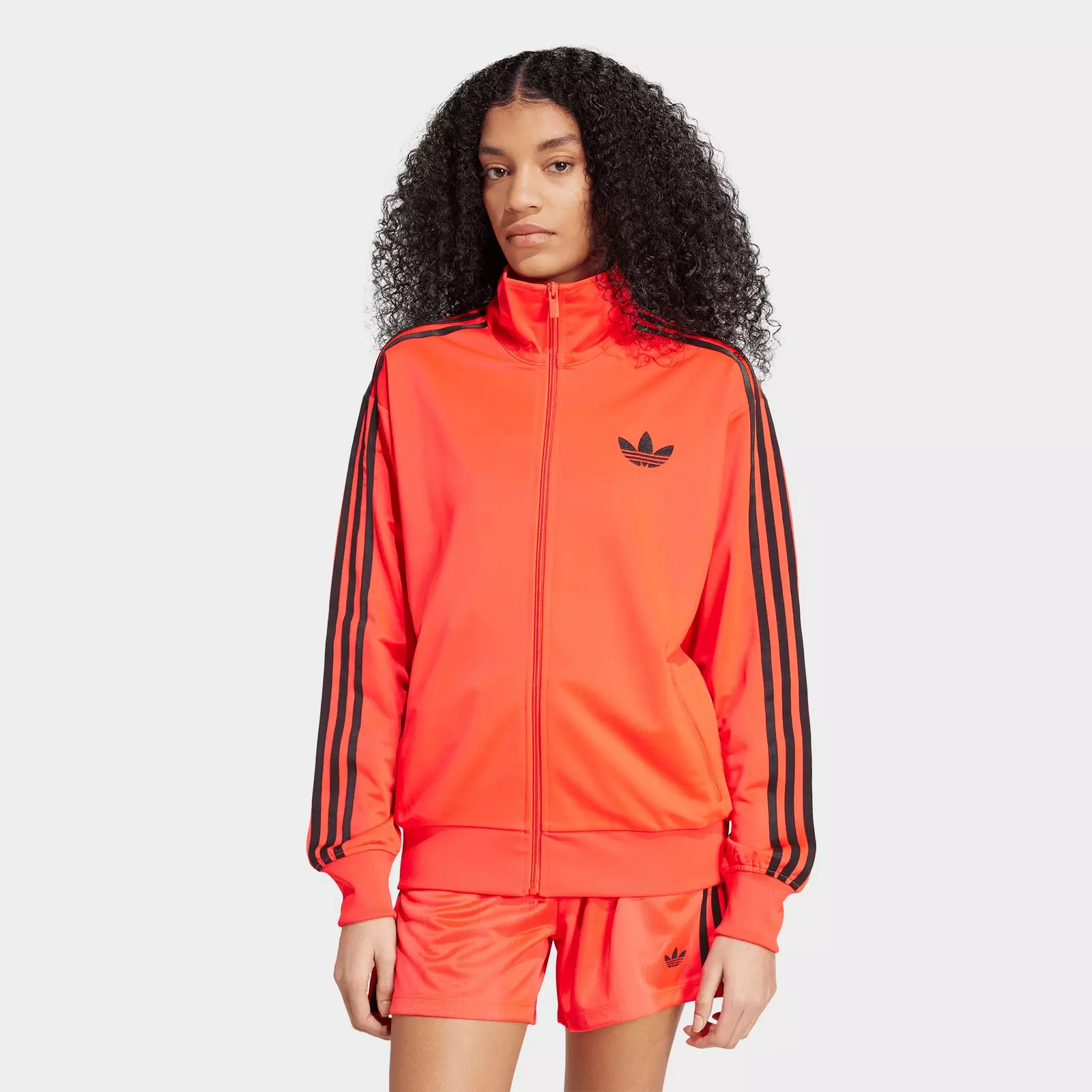 

Толстовка Women's adidas Originals adicolor 3-Stripes Firebird Loose Track, оранжевый