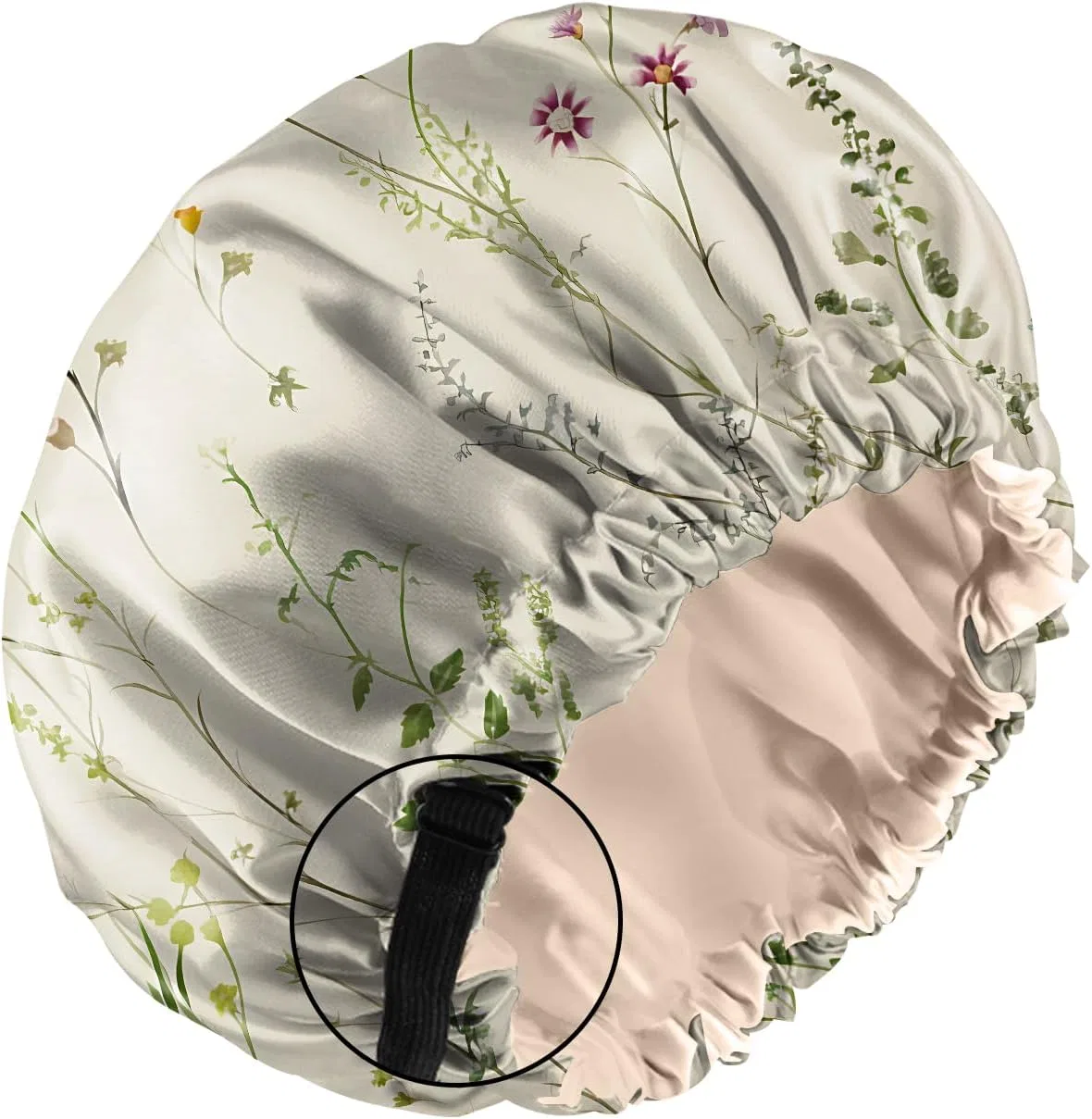 Шапочка для душа Satin Bonnet, Zewurtuw, 1 шт, J11-Flowers