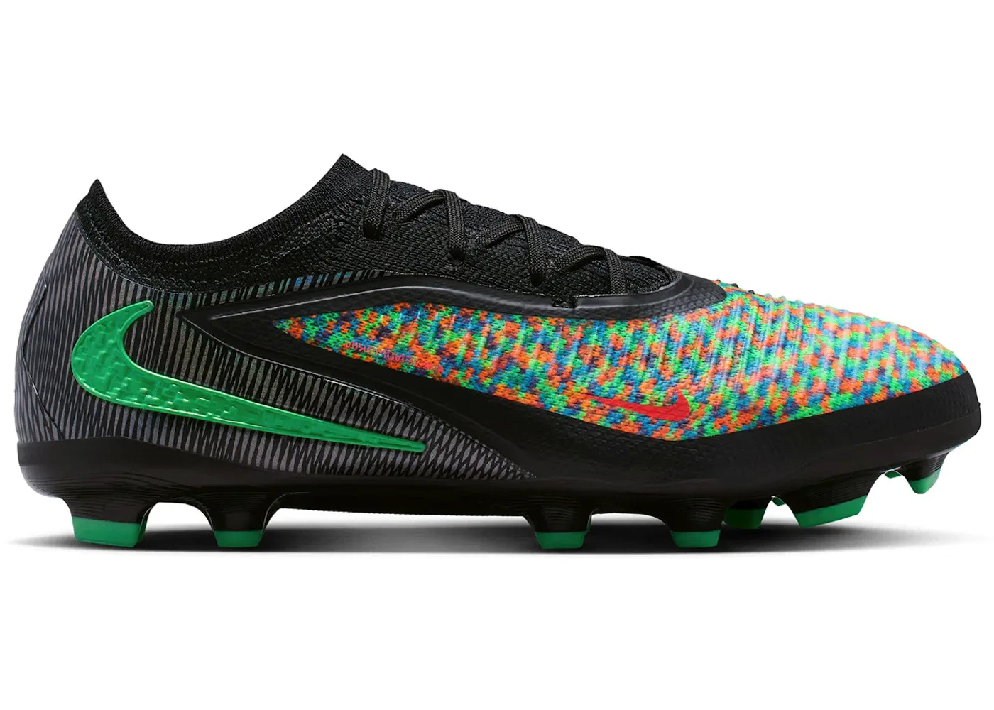 Детские бутсы Nike Phantom 6 Low Pro MG EA Sports FC Phantom Mode (GS), Multi-Color/Bright Crimson