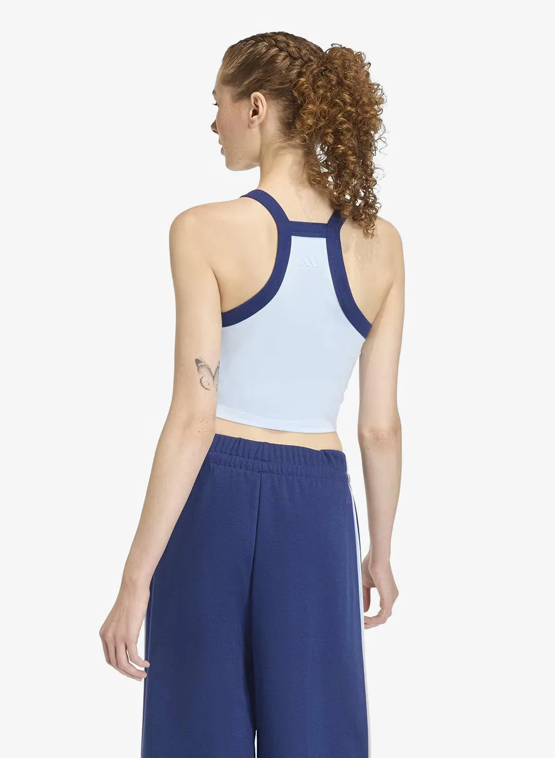 Майка с вышитым принтом Seasonal Essentials Colorpop Adidas, белый — фото 2