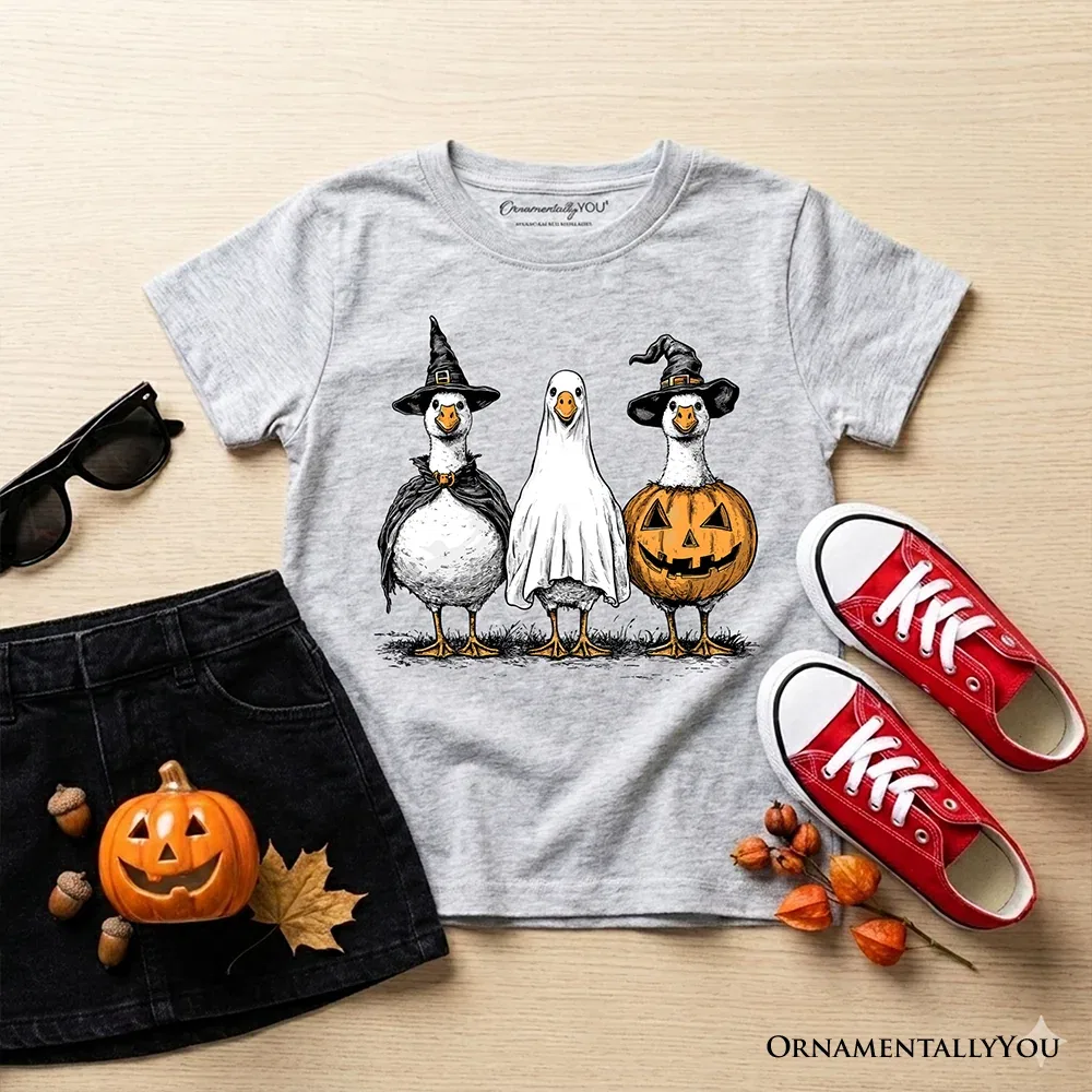 Детская футболка с принтом Halloween Graphic Tee OrnamentallyYou, Sport Grey