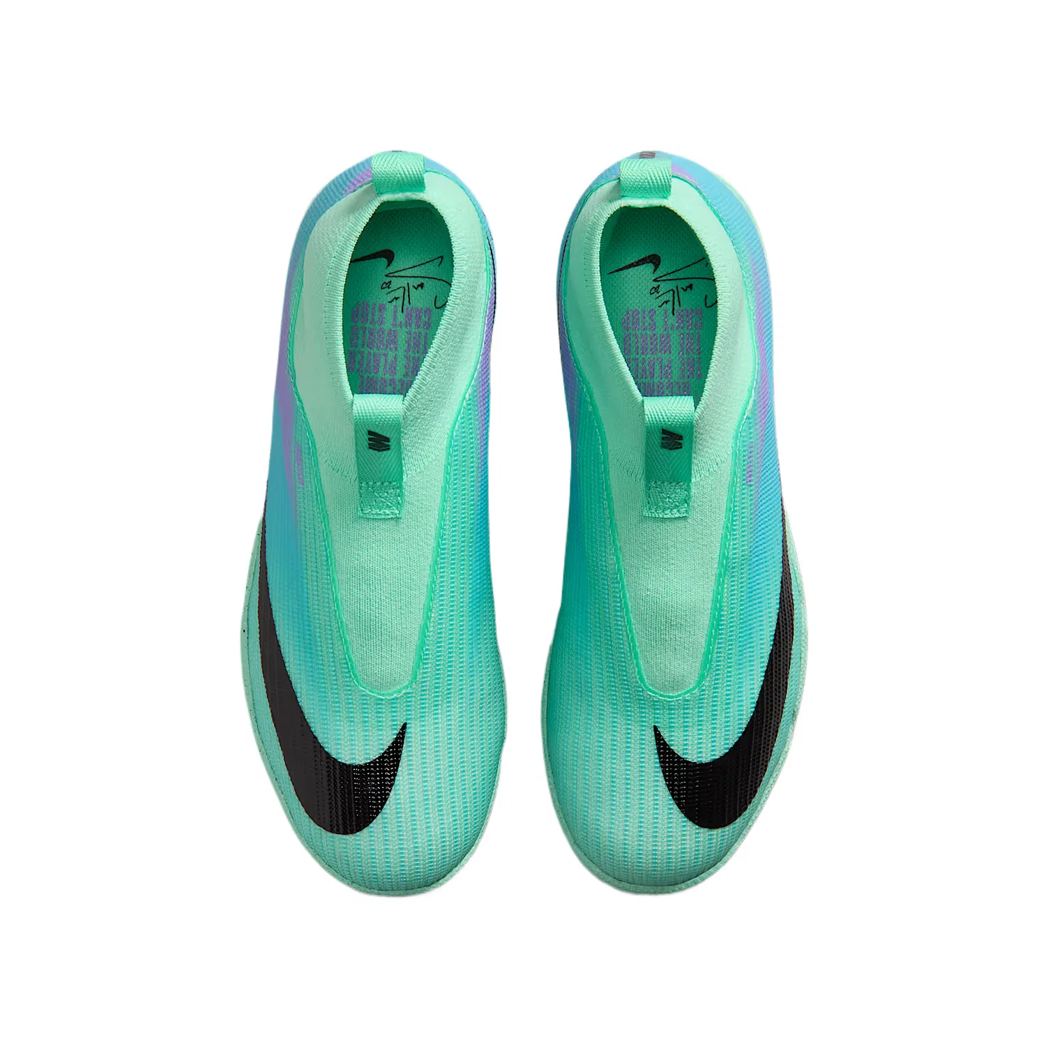 Детские футбольные бутсы Nike Mercurial Superfly 11, Radiant Green/Dreamy Purple Red/Pulse Lake Blue/Black — фото 4