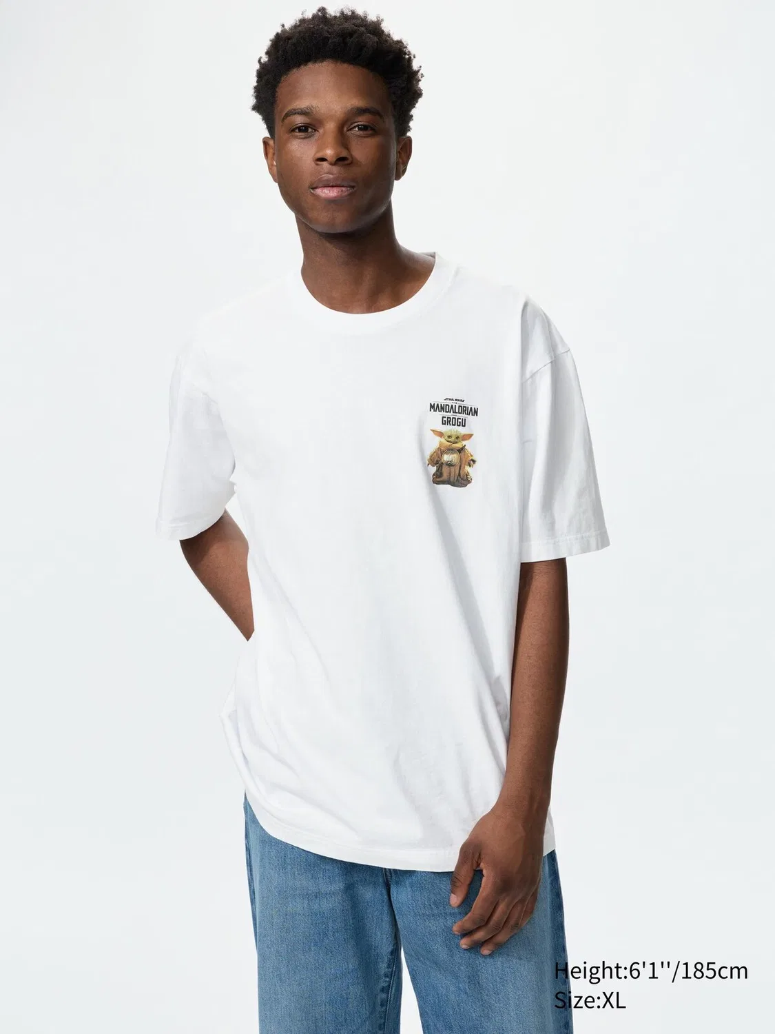 Футболка Uniqlo Star Wars UT, с принтом Star Wars, белый — фото 2