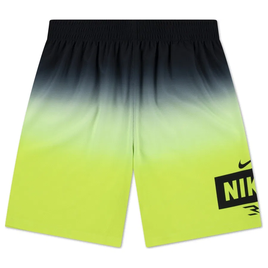 Детские спортивные шорты с градиентом RWB Gradient Mesh Short Nike, Желто-черный