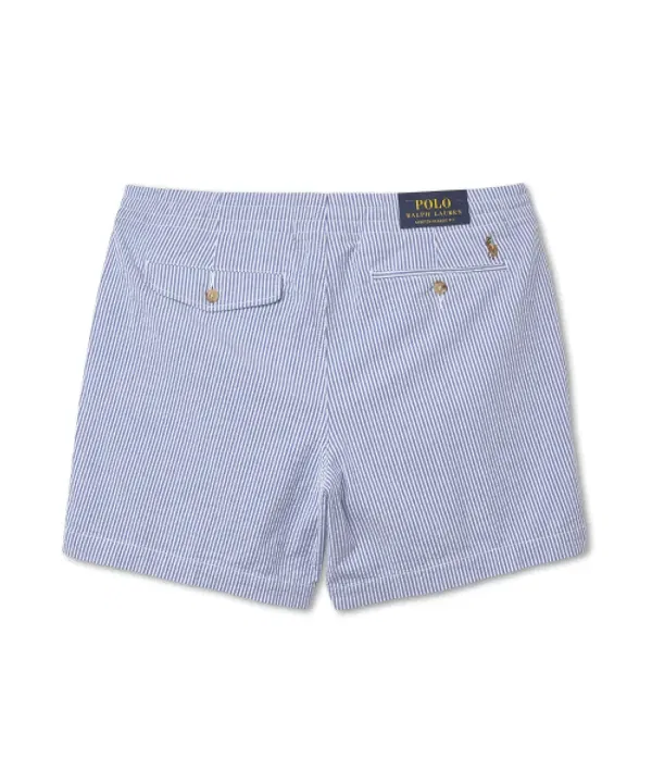 Шорты Prepster Seersucker, Polo Ralph Lauren, синий — фото 2