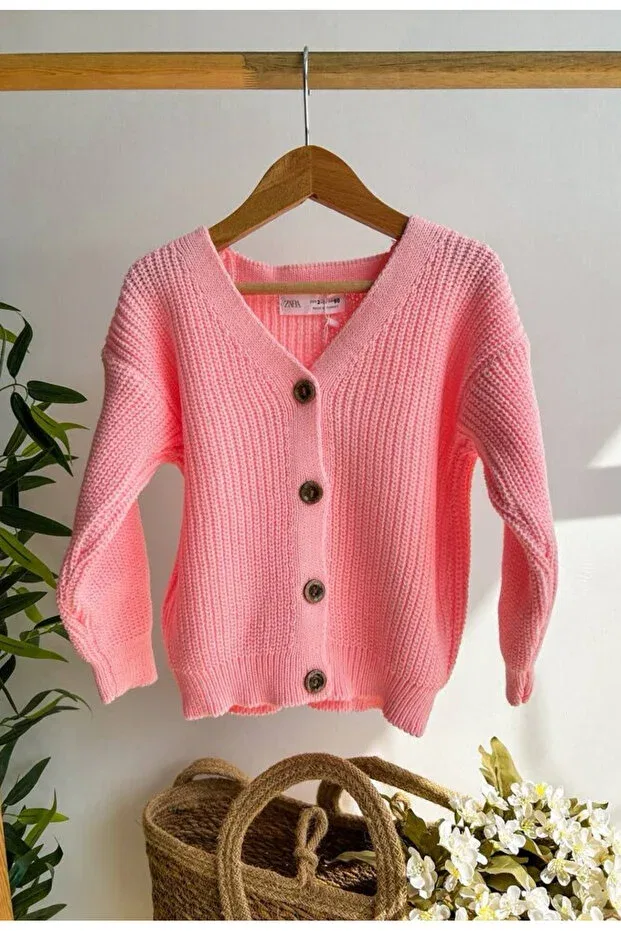 Детский кардиган для девочек хлопковый Candy Pink 2Kids2Mom, Candy Pink