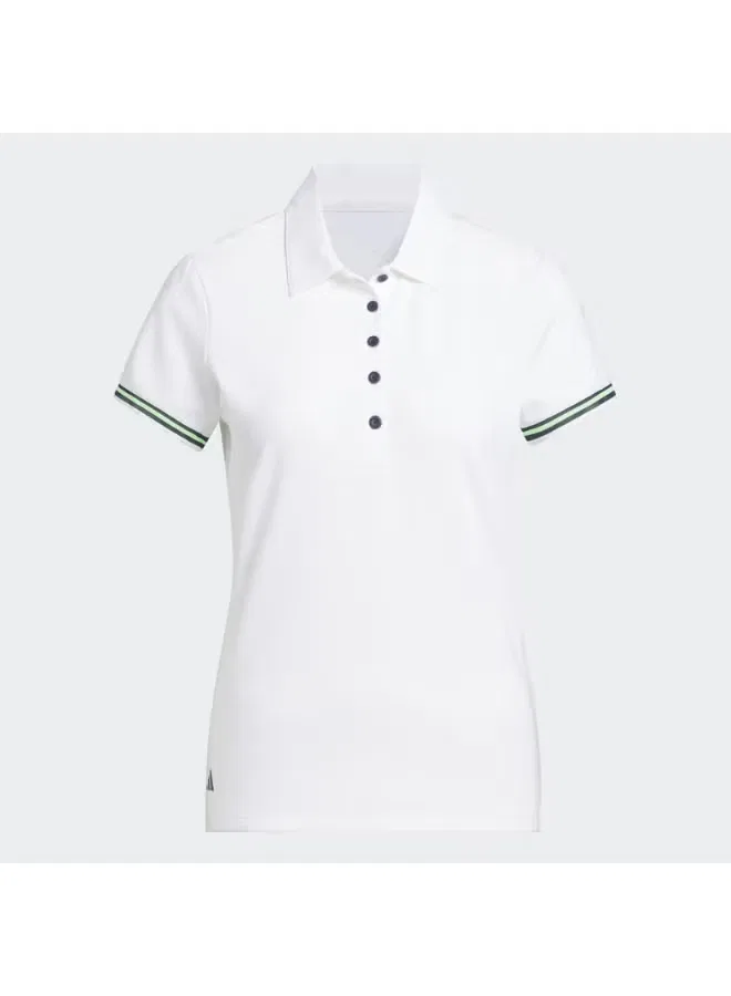 Футболка для гольфа с коротким рукавом Ultimate365 Adidas, белая — фото 2