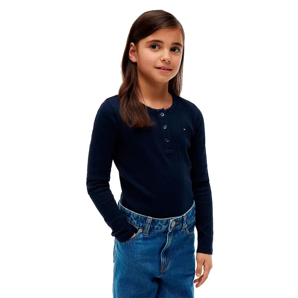 Детская футболка с длинным рукавом Tommy hilfiger KG0KG09463, Blue