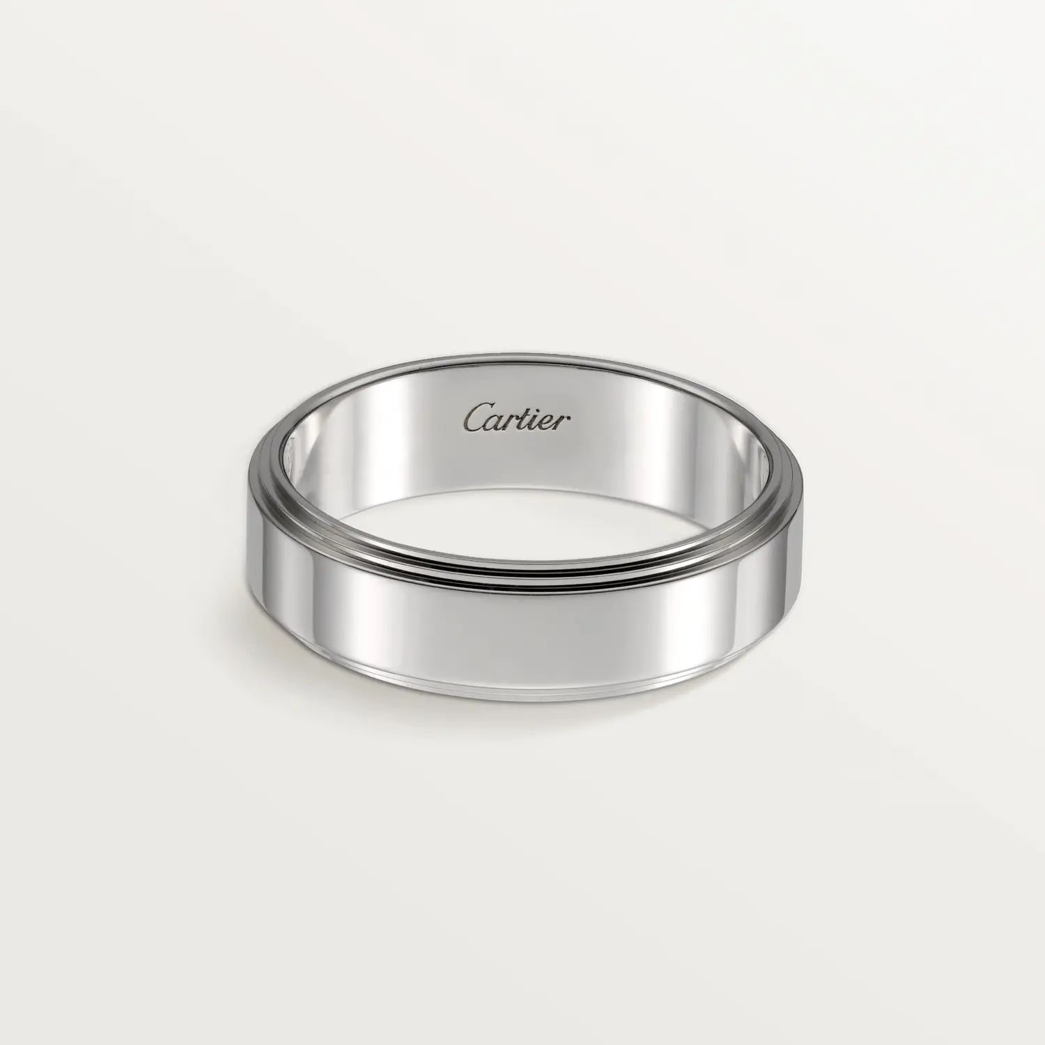 Обручальное кольцо Cartier D'amour, платина — фото 2