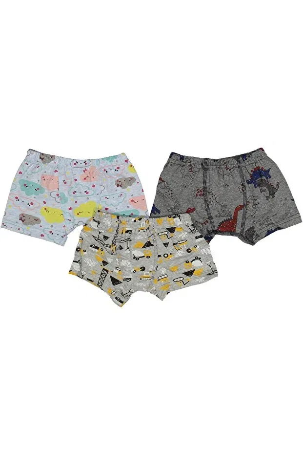Детские боксеры для мальчиков с принтом Heki Baby & Kid, Multicolor — фото 3