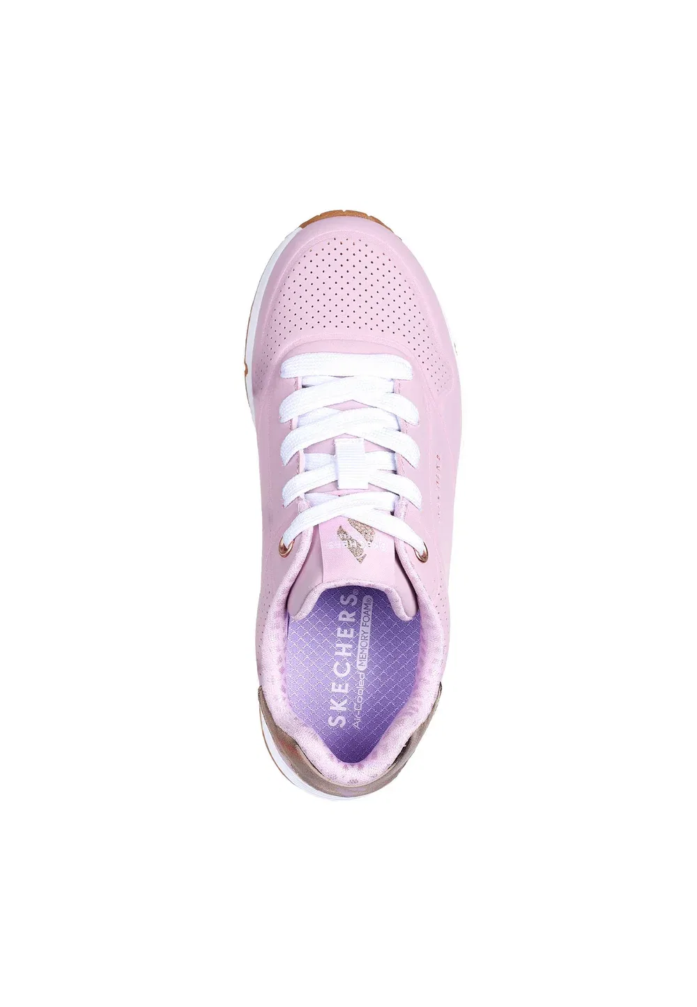 Кроссовки Uno gen1 shimmer away Skechers, Pink — фото 3