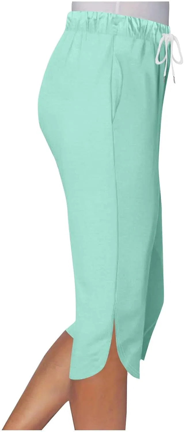 Женские капри для плавания быстросохнущие с карманом Mint Green — фото 4