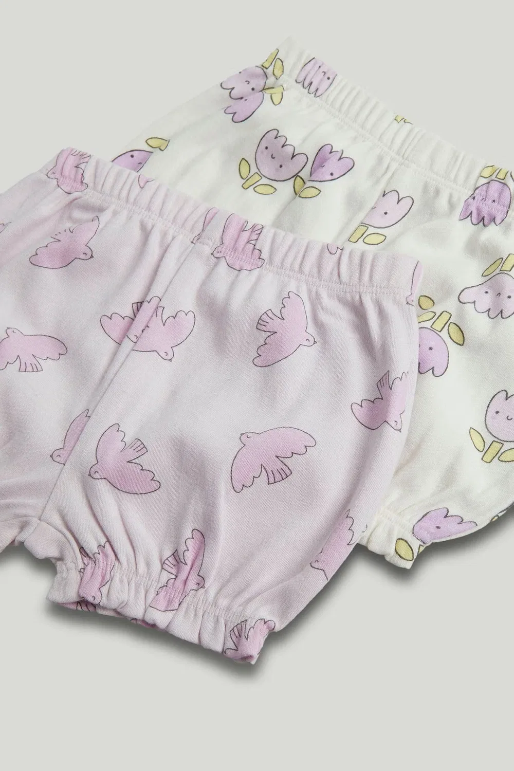 Комплект пижам с коротким рукавом, 2 шт, Mothercare, светло-фиолетовый