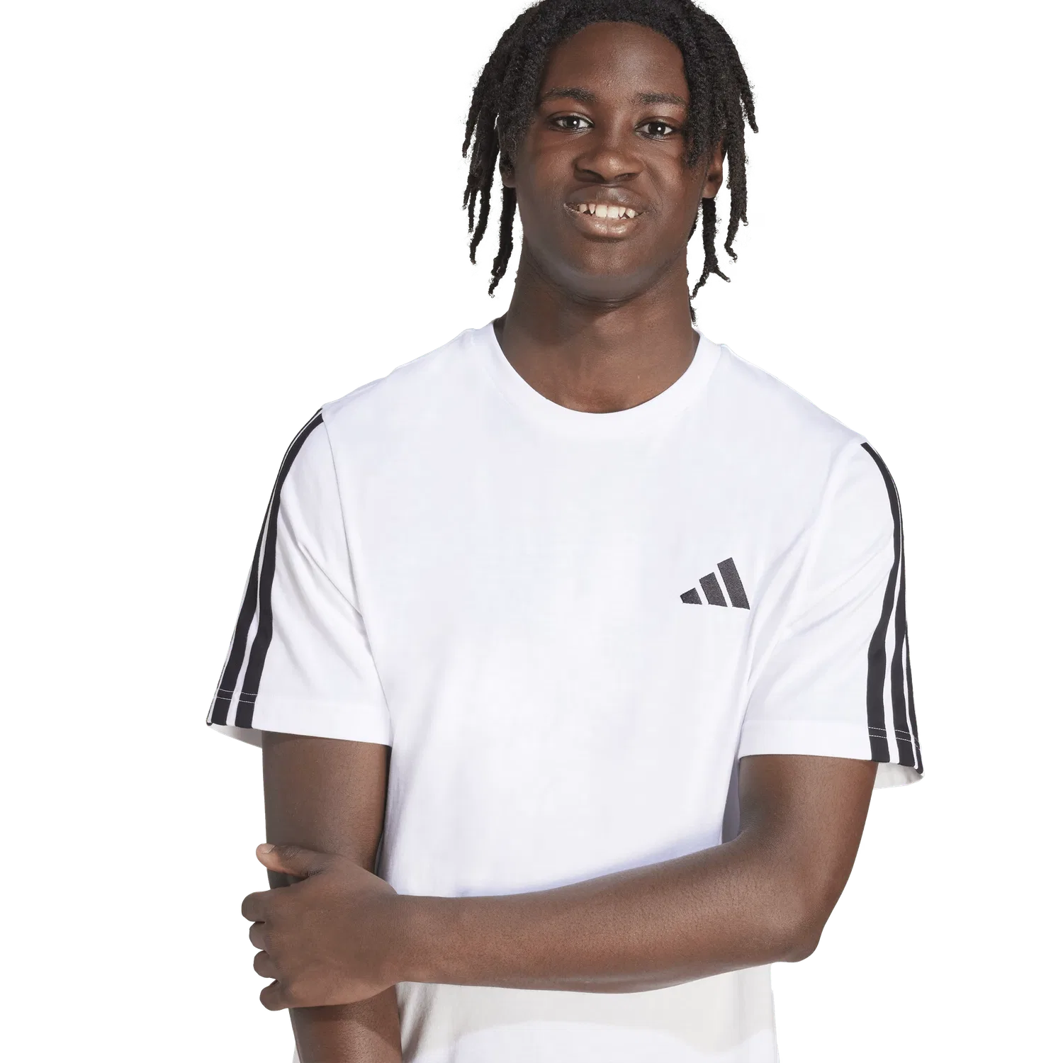 Мужская футболка Athletic Fit Adidas, белый — фото 4
