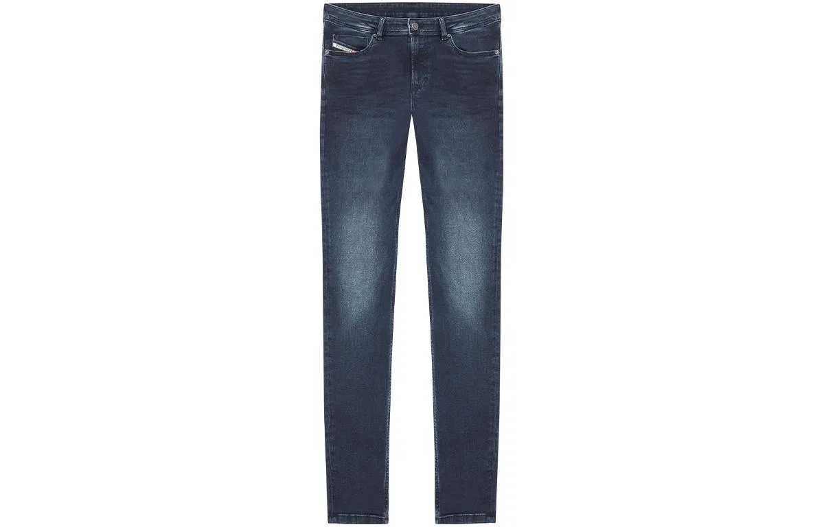 Джинсы Slim Fit с патчем DIESEL, Dark Blue