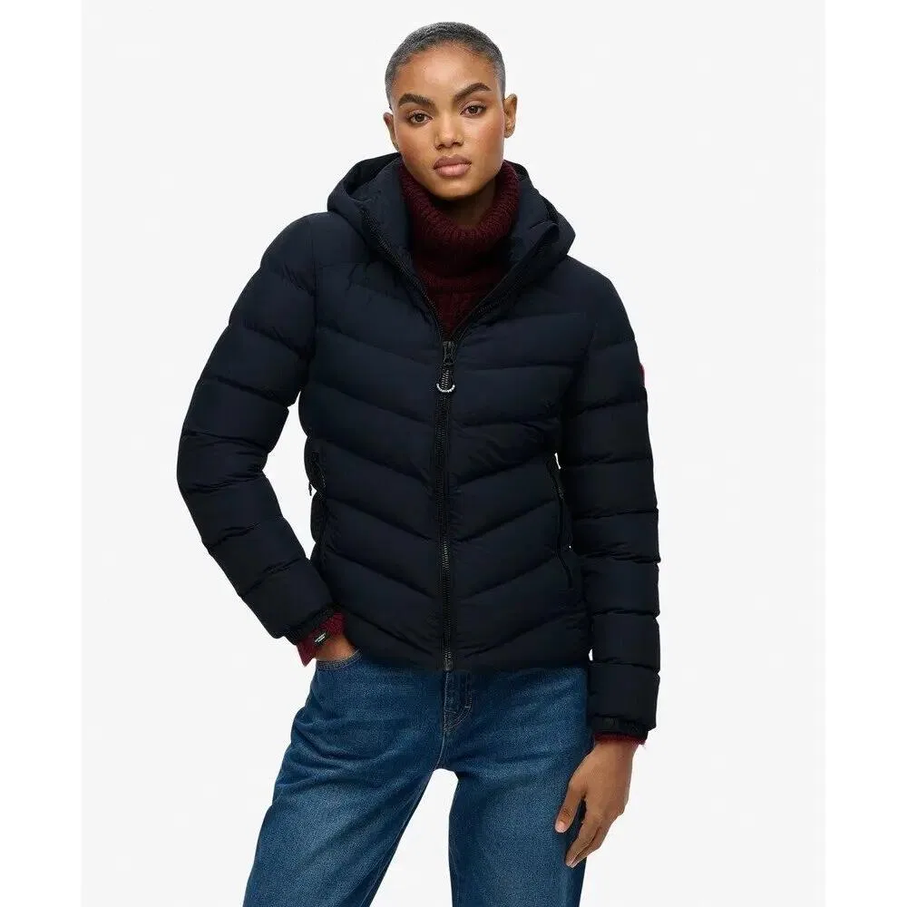Женская безрукавка-дутенка Superdry Fuji, Blue — фото 2