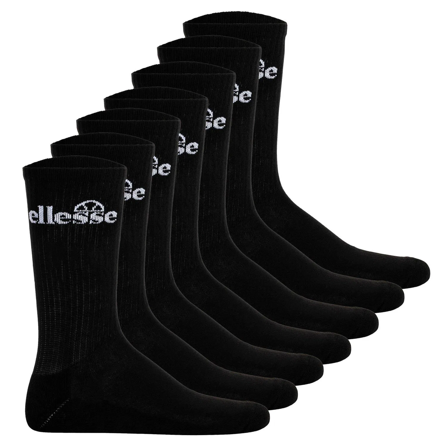 Детские носки спортивные с логотипом TREGO SPORT SOCK Ellesse, Черный