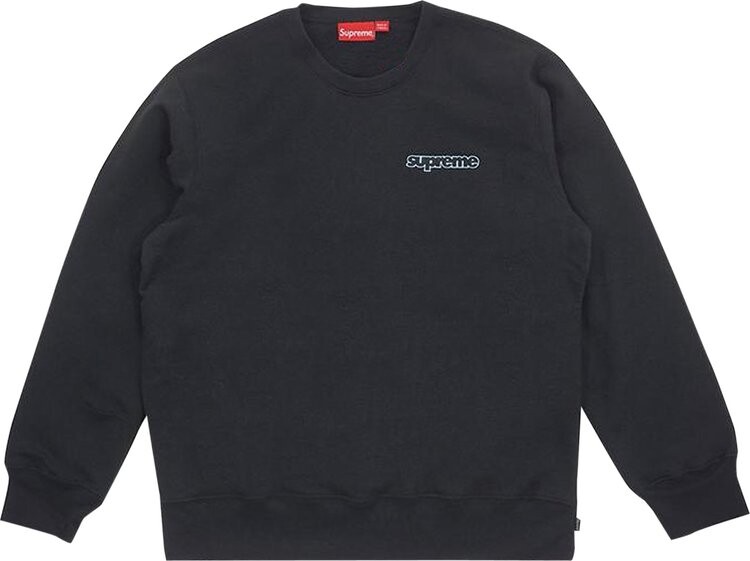 

Толстовка Supreme Connect Crewneck Sweatshirt 'Black', черный
