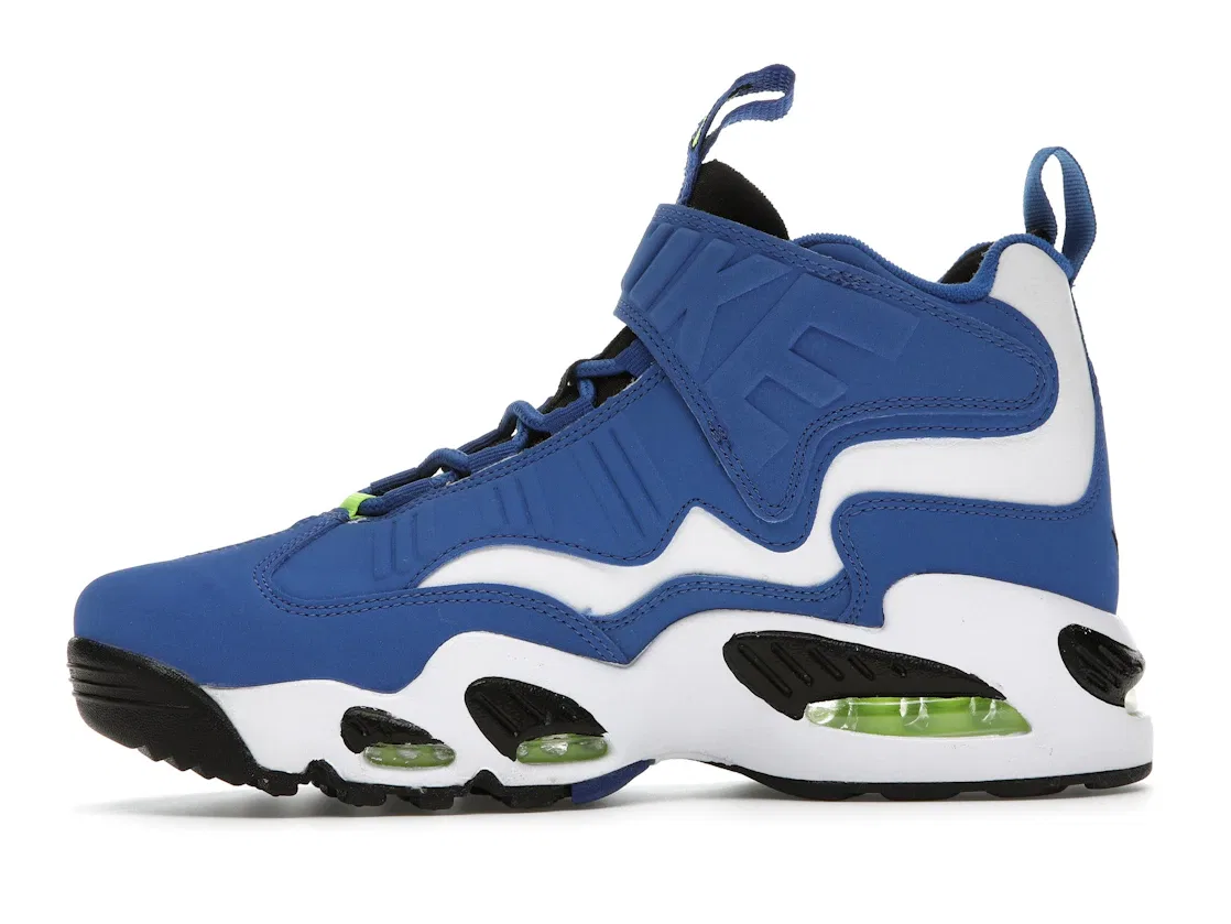 Детские кроссовки с ремешком Nike Air Griffey Max 1 Nike, Varsity Royal/White-Volt-Black — фото 3