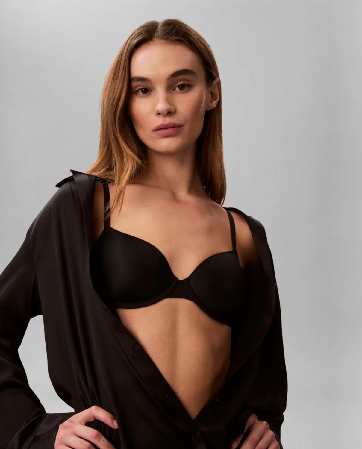 Женский бюстгальтер с косточками Perfectly Fit Ultralight Calvin Klein, Negro — фото 4