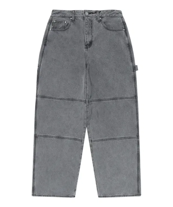 Джинсы карго дабл-ни, Carpenter, Superdry, серый