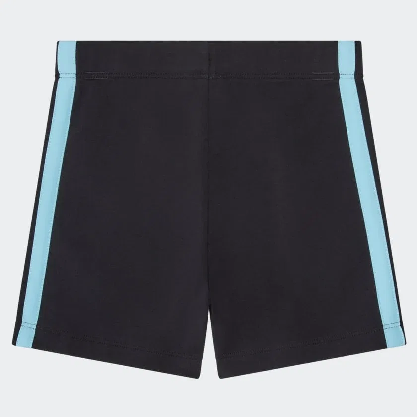 Детский комплект футболки и велошорт с принтом adidas, Frozen Blue — фото 4