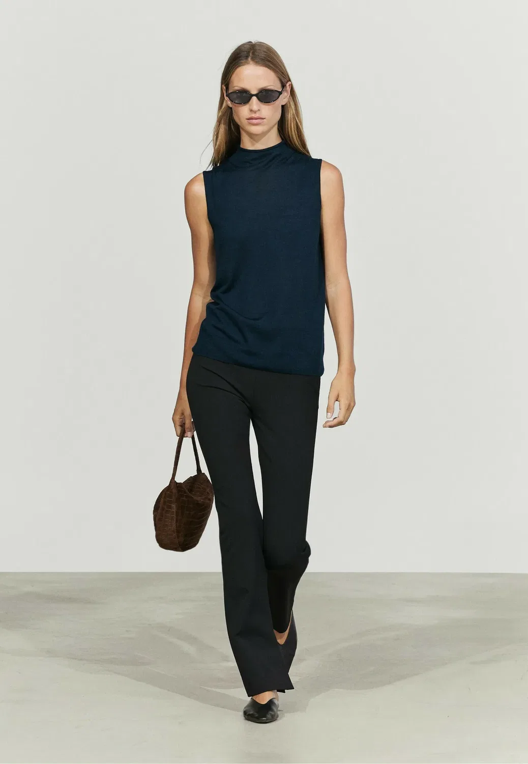 Топ Massimo Dutti, Dark Blue — фото 3