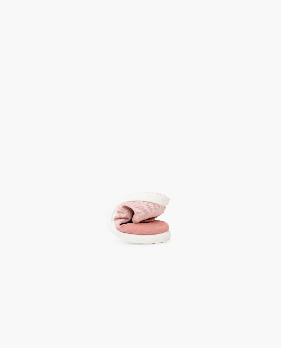 Детские кроссовки для девочек из замши с брендом Pisamonas, Rosa — фото 2
