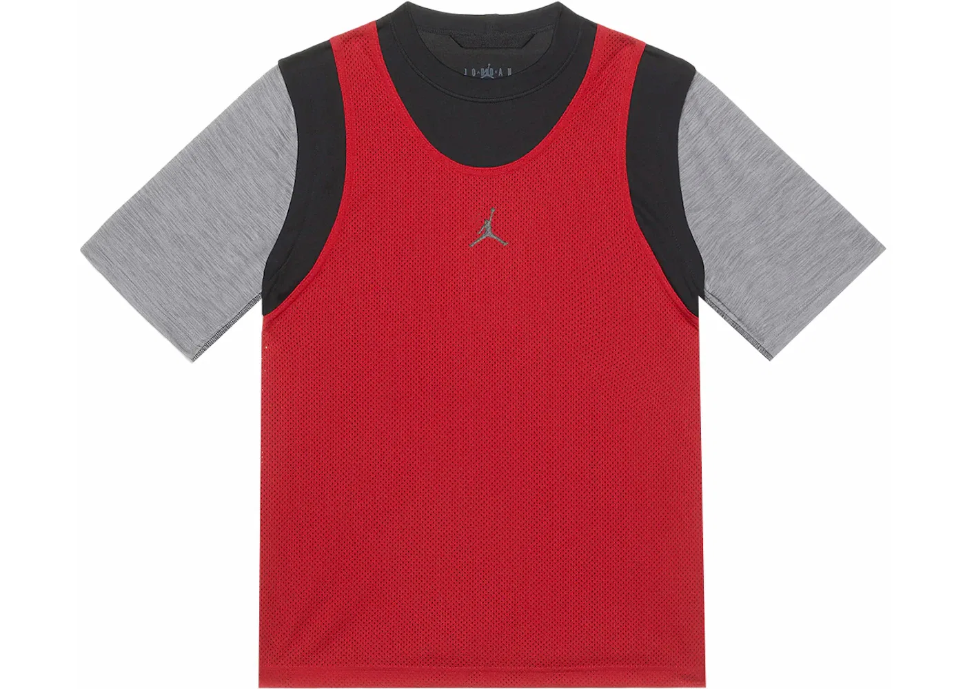 Мужская футболка с длинным рукавом Jordan Sport Dri-Fit T-shirt, Red/Black/Grey