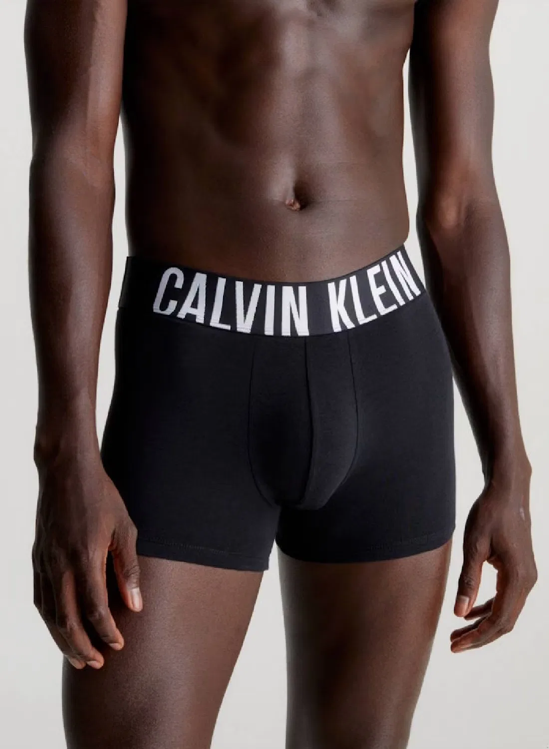 Трусы-боксеры хлопковые комплект 3 шт Intense Power Calvin Klein, черный — фото 2