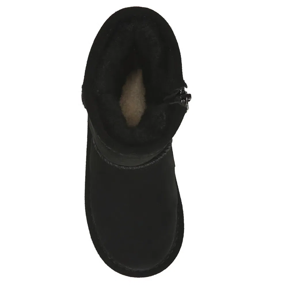 Детские короткие водонепроницаемые ботинки Elle на молнии для малышей Bearpaw, Black — фото 4