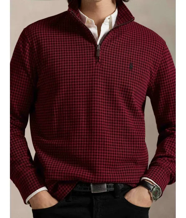 Свитер regular fit Polo Ralph Lauren, красный — фото 4