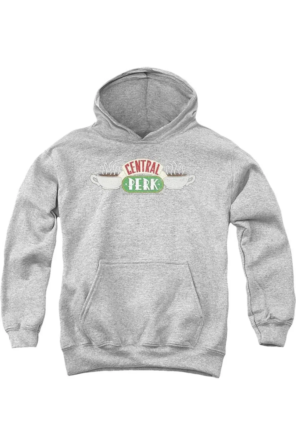 Детское худи с капюшоном Friends Central Perk 2 Gildan, Athletic Heather