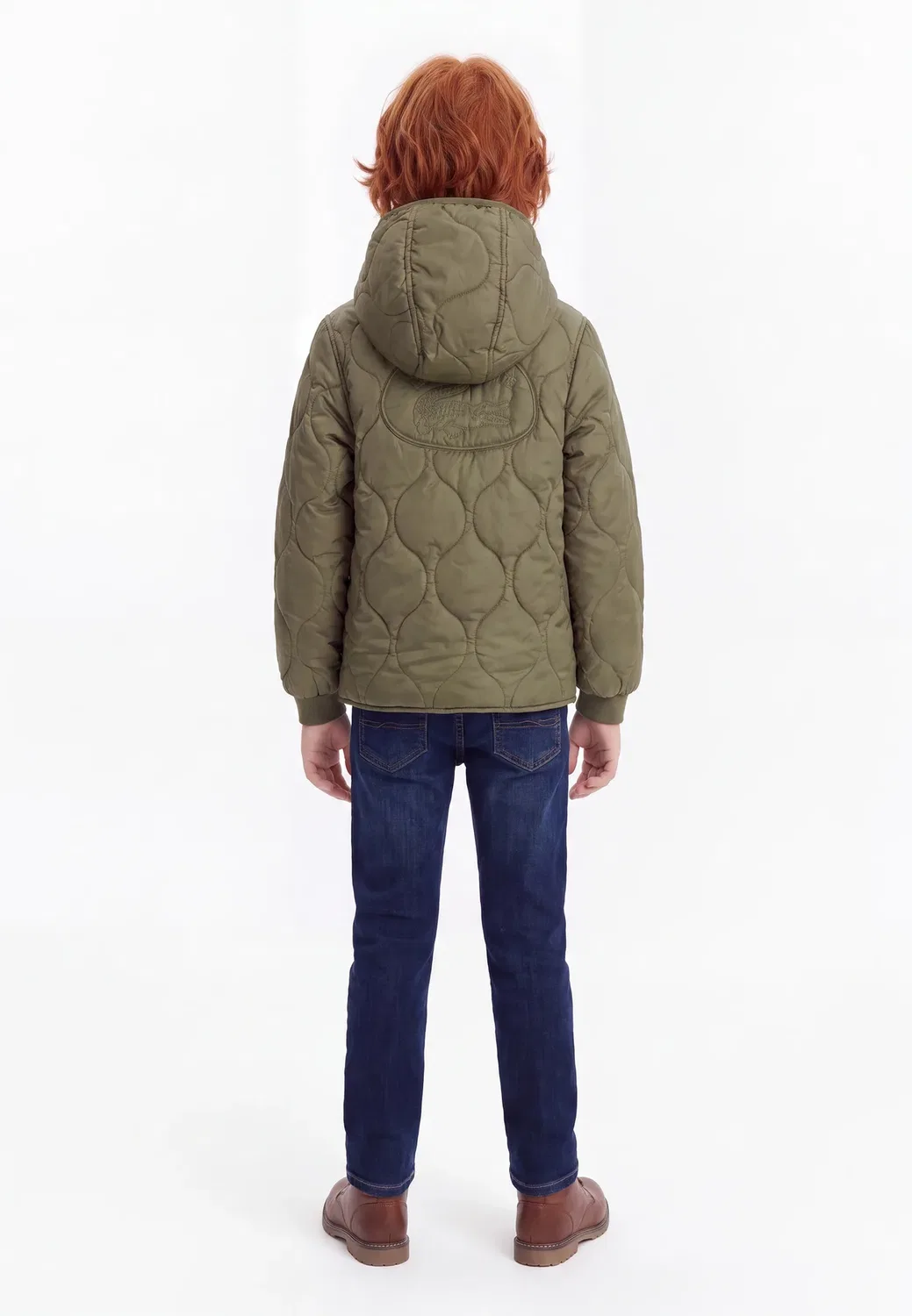 Лук - зимняя куртка Lacoste, Olive — фото 2