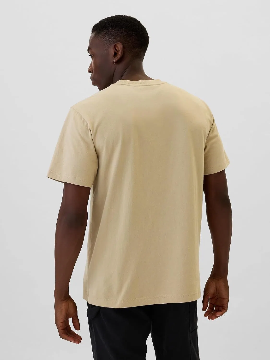 Мужская футболка с карманом Pocket Tee GAP, Khaki — фото 3