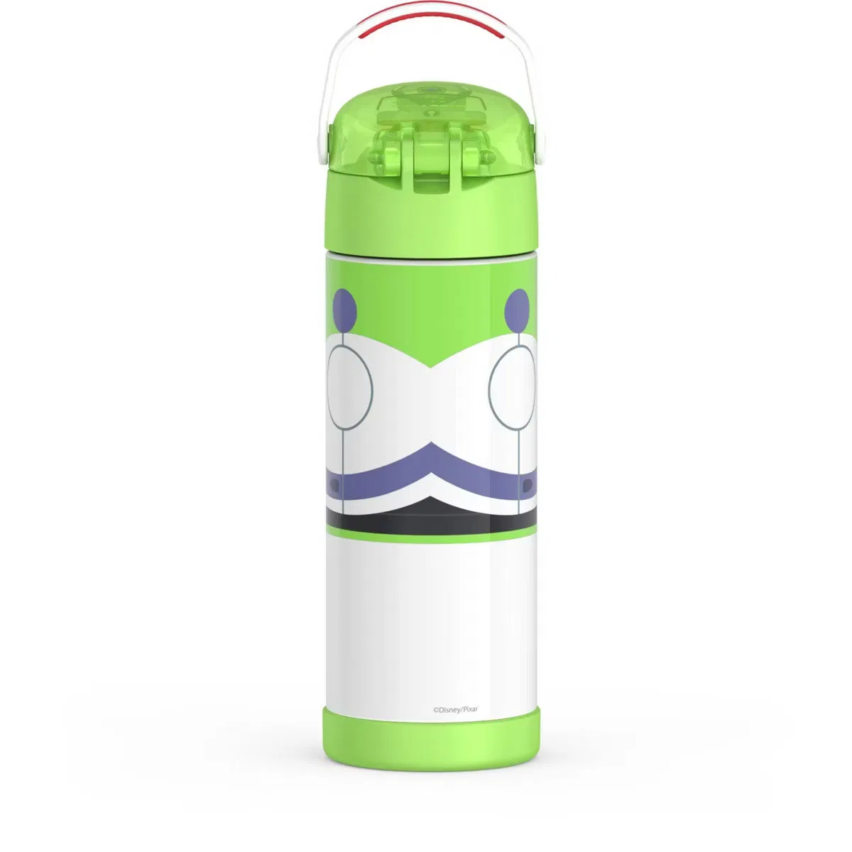 Детская бутылка для воды 0,47 л с трубочкой и термоизоляцией FUNtainer Thermos, Buzz — фото 3