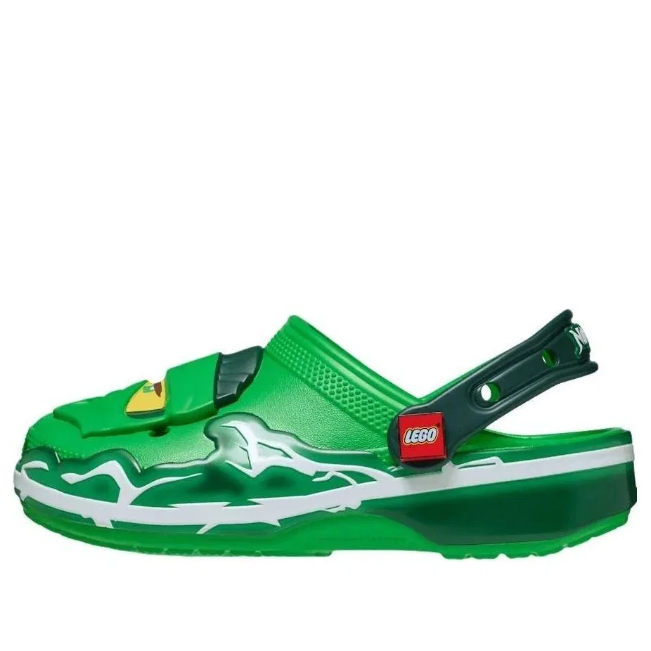 Детские сандалии с резиновым верхом LEGO Classic Clog Ninjago 'Multi-Color' Crocs, разноцветный