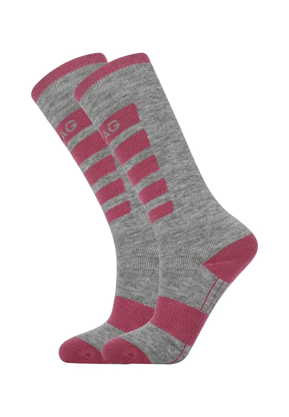 2 пары носков Zigzag, Red Violet
