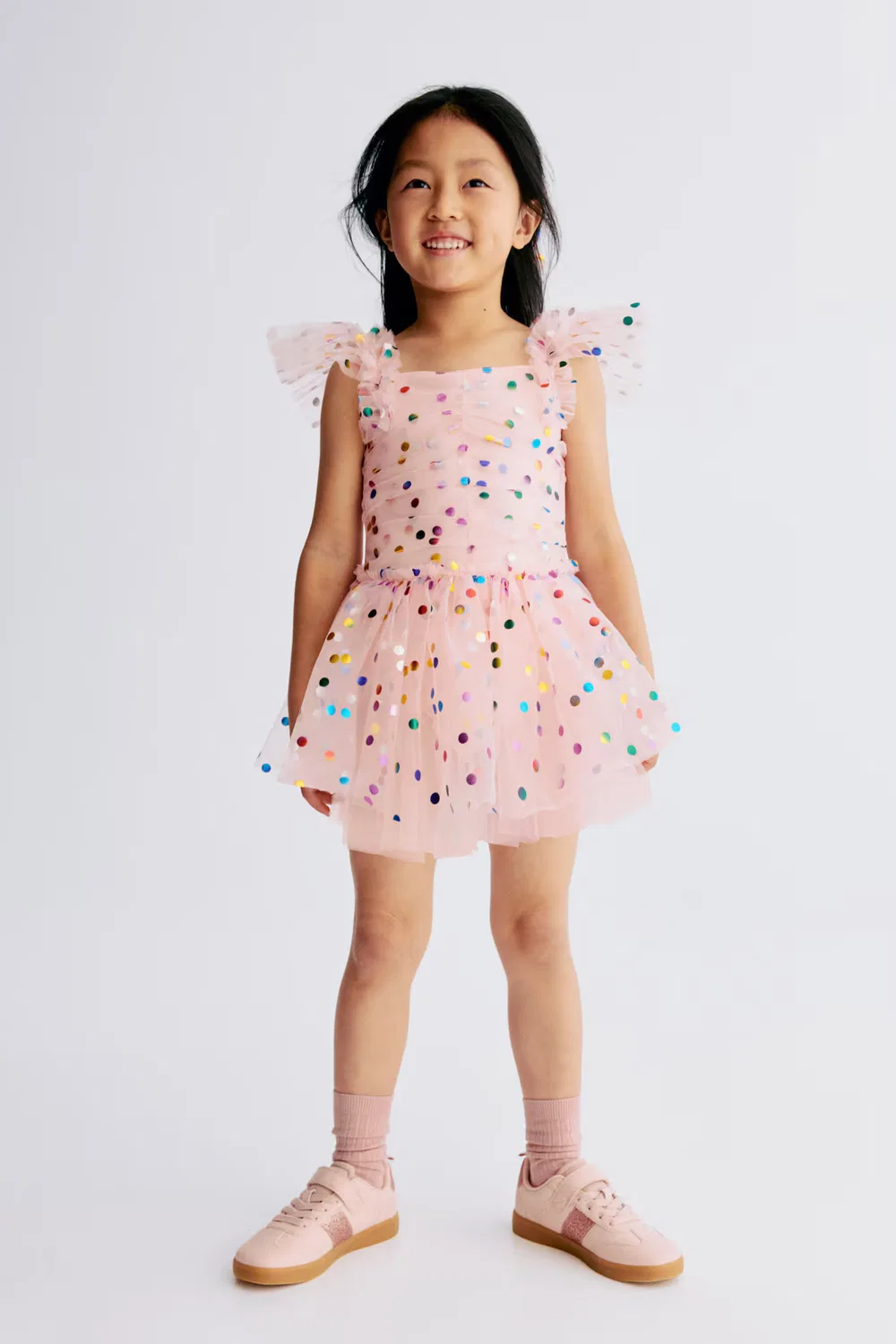 Костюм для акробатического балета H&M, Rosa/Gepunktet
