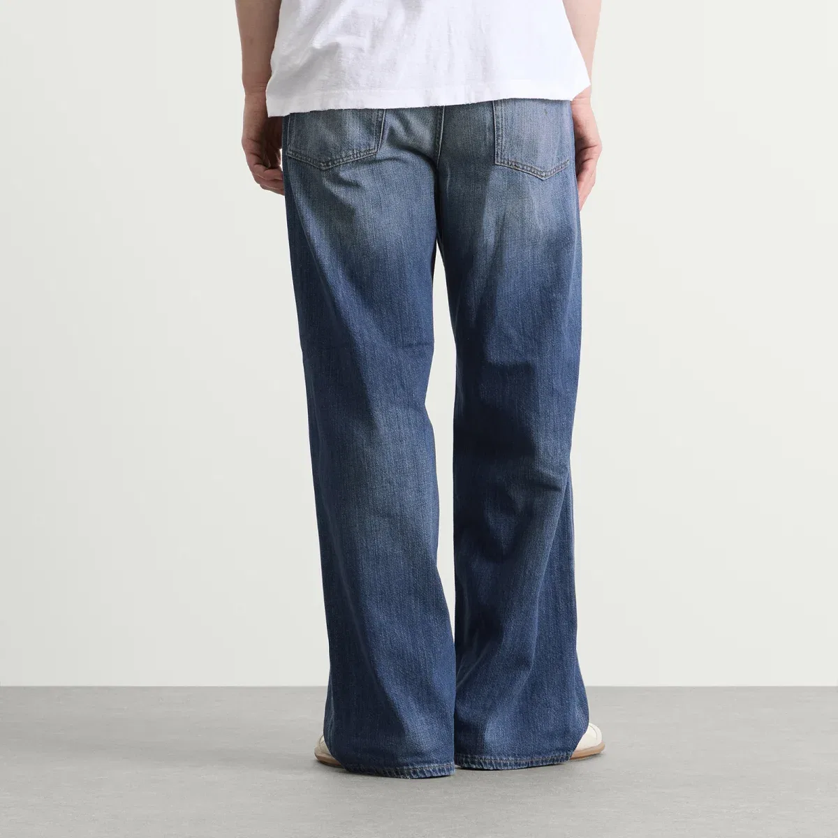 Джинсы свободного кроя 1981 Acne Studios, Mid Blue — фото 3