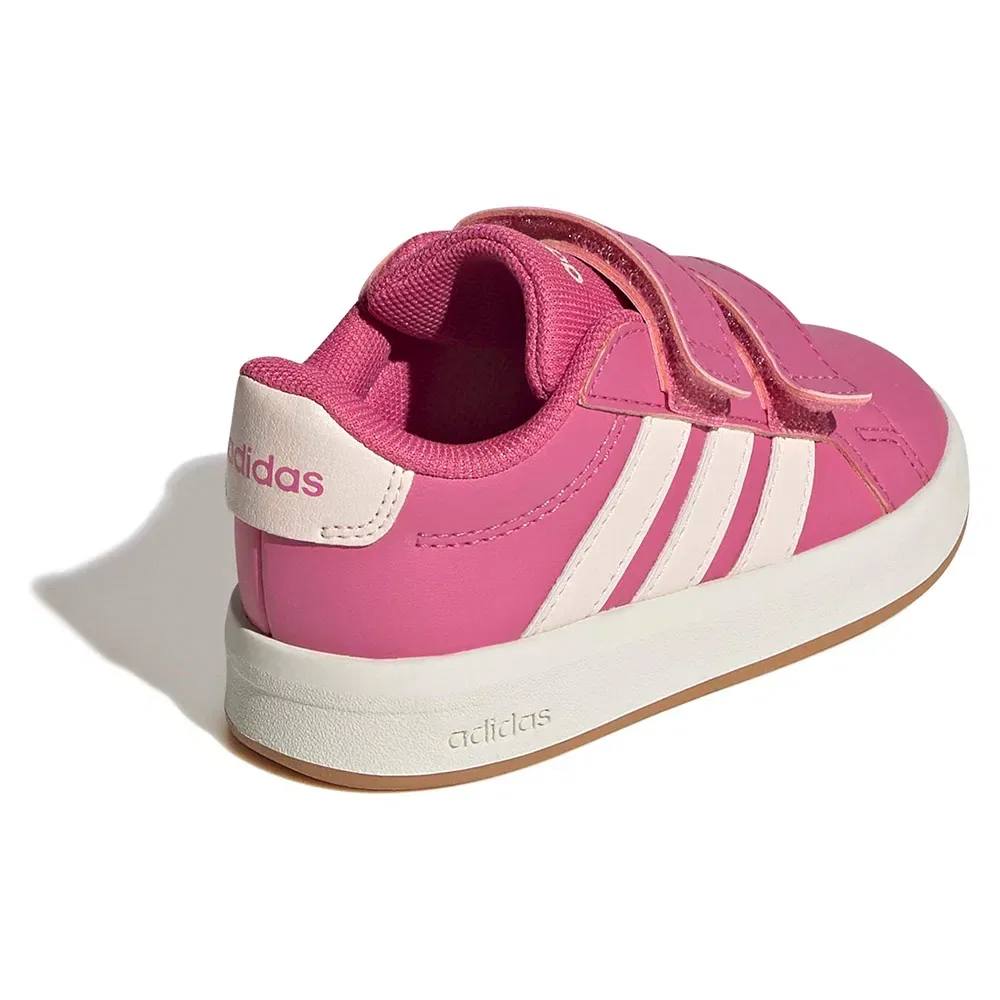 Кроссовки Adidas Grand Court 30 для малышей, розовый — фото 4