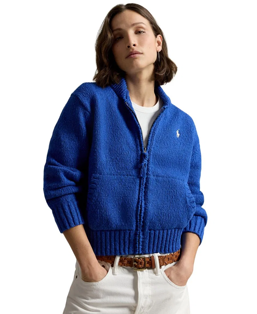 Кардиган женский с длинным рукавом Polo Ralph Lauren, Sapphire Multi