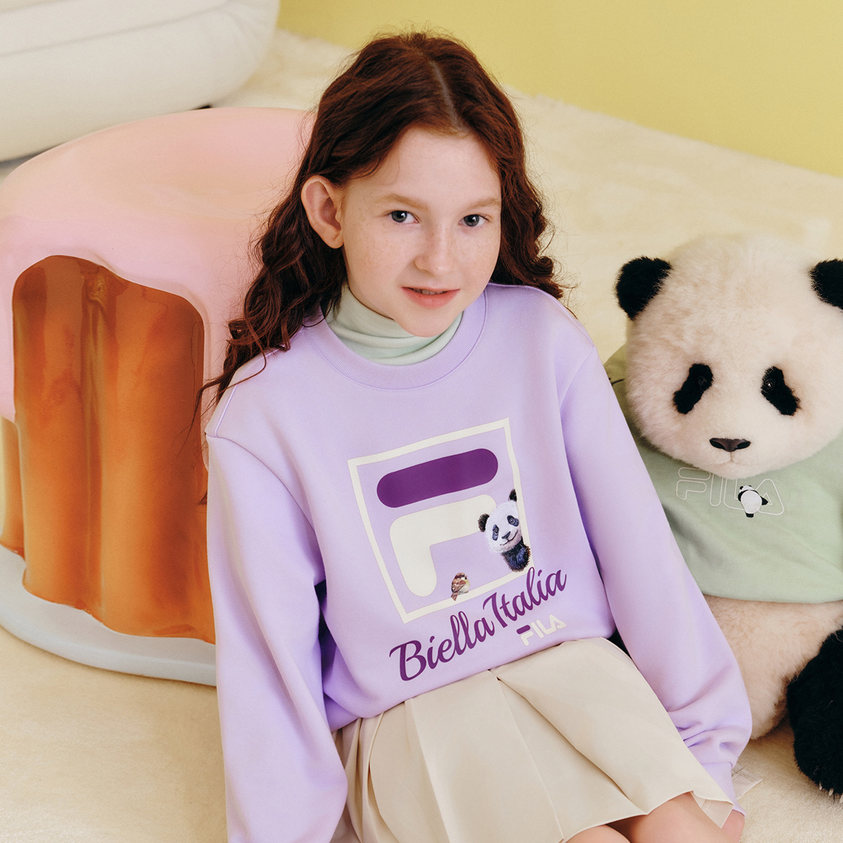 FILA KIDS Свитшот Sonic Purple для детей 3-7 лет — фото 4
