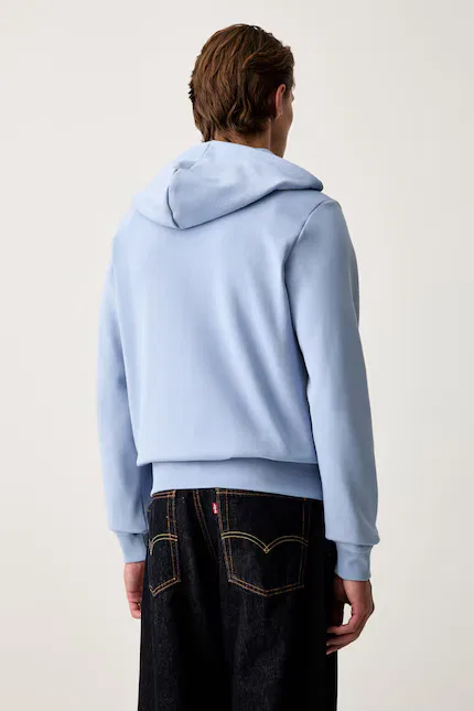 Олимпийка с капюшоном Lacoste, синий — фото 3
