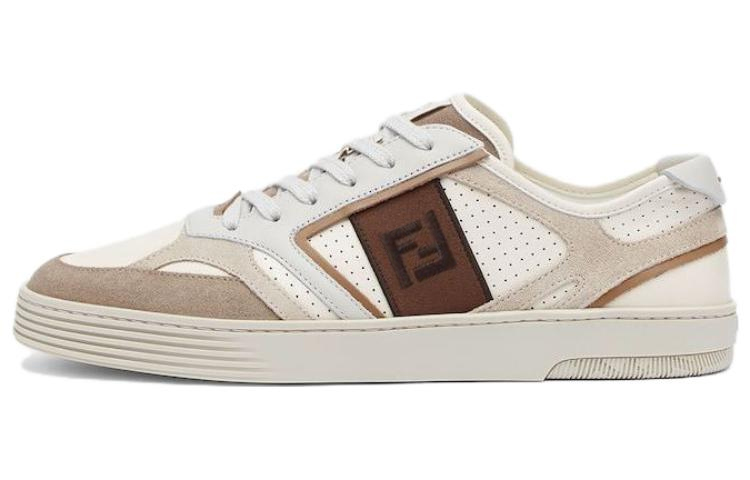 

Футболка с вышитым логотипом Ff FENDI, светло-умбра