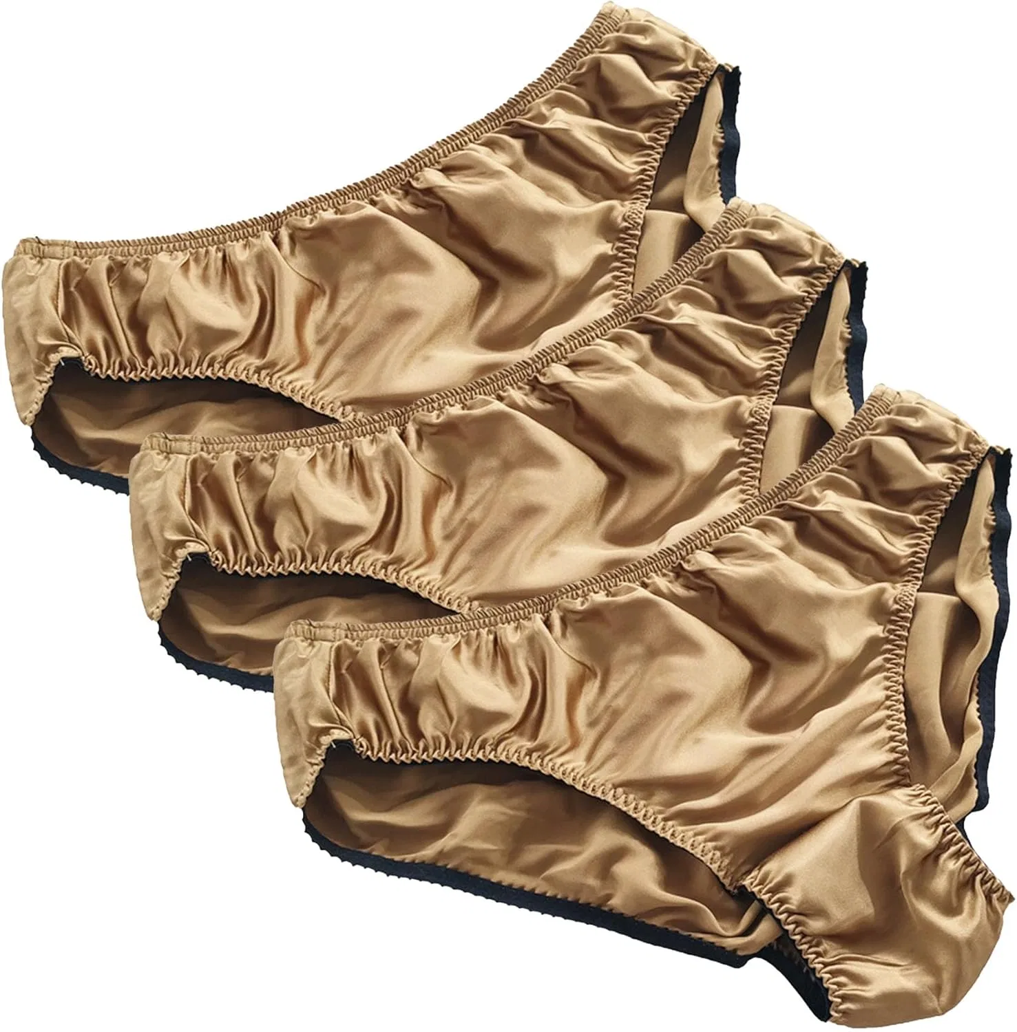 Боксеры, шелк, Gold-3pc