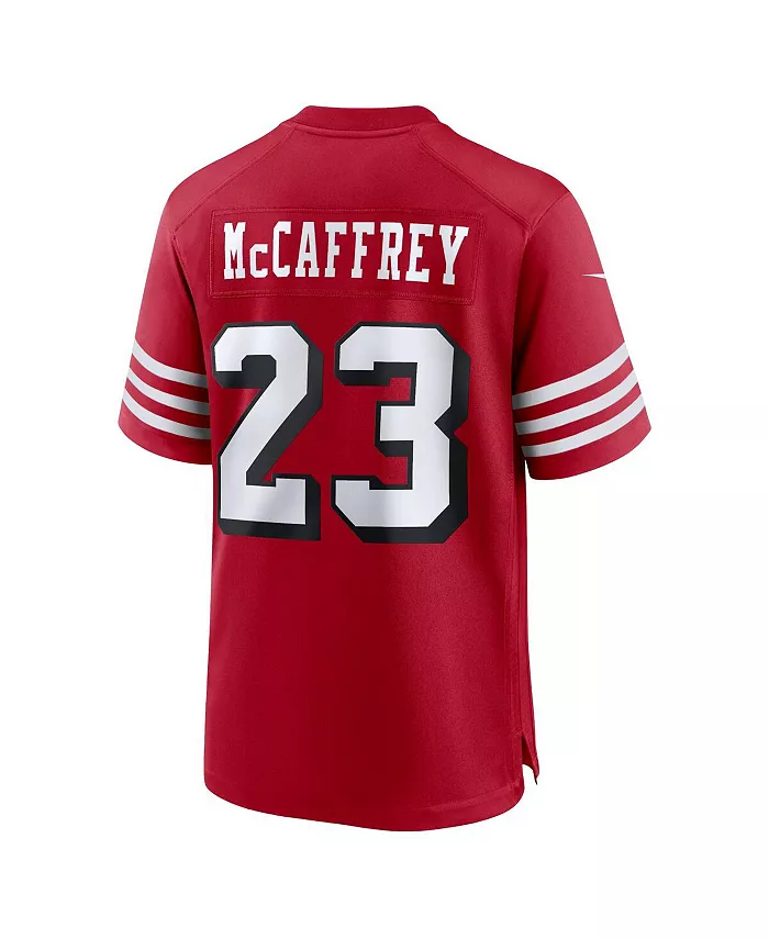Мужская игровая футболка Christian McCaffrey San Francisco 49ers Nike, красный — фото 3