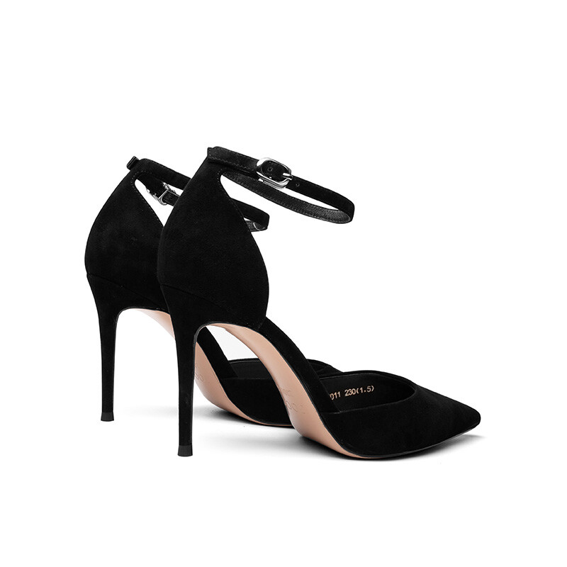 Туфли женские на высоком каблуке Jooc, цвет Classic Black [Heel height 9cm] — фото 4