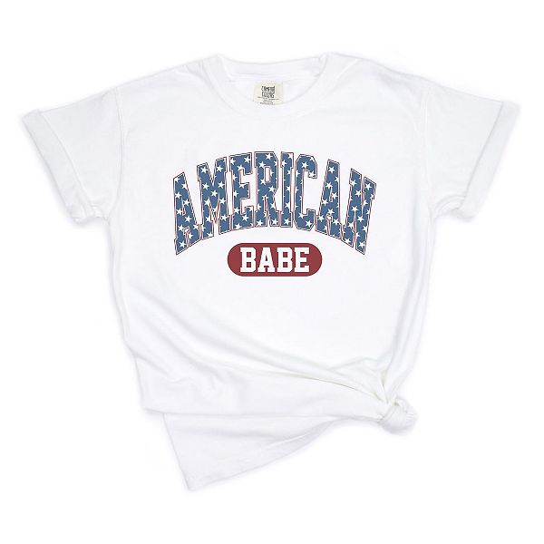 

Футболка Varsity American Babe Simply Sage Market, White, Белый, Футболка Varsity American Babe Simply Sage Market, White